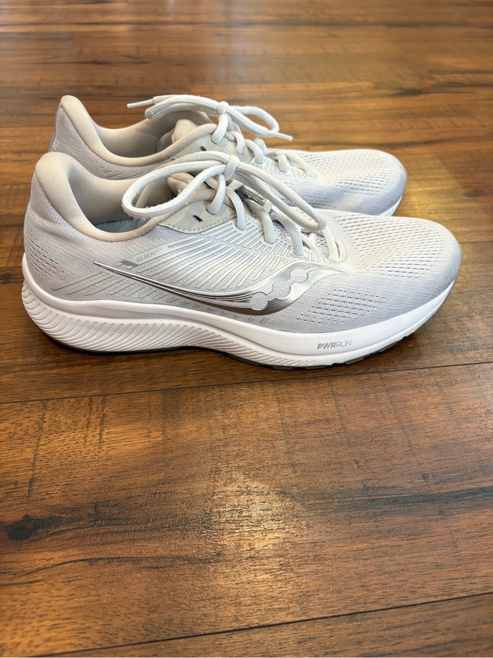 Saucony Guide 14 Women's Size 10.5 Running Shoes New Natural Gray/White